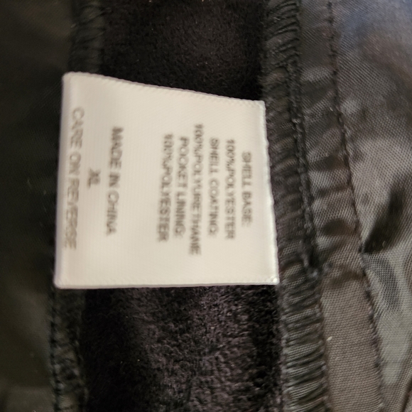 High - Rise Faux Leather Slit - Front Ankle Black Pants - Picture 4 of 5